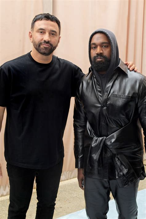 Riccardo Tisci and Kanye .